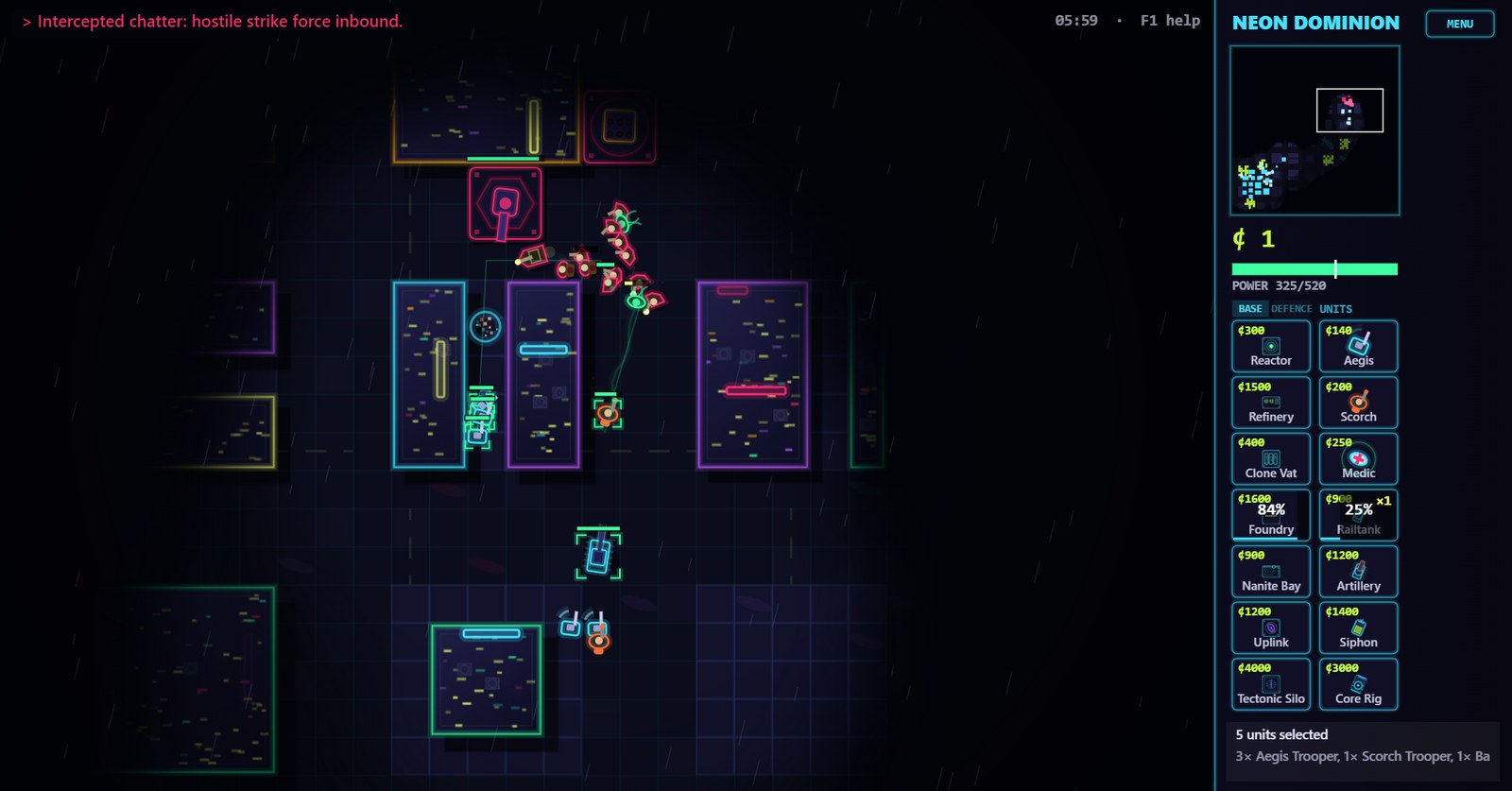 In-game interface during a battle